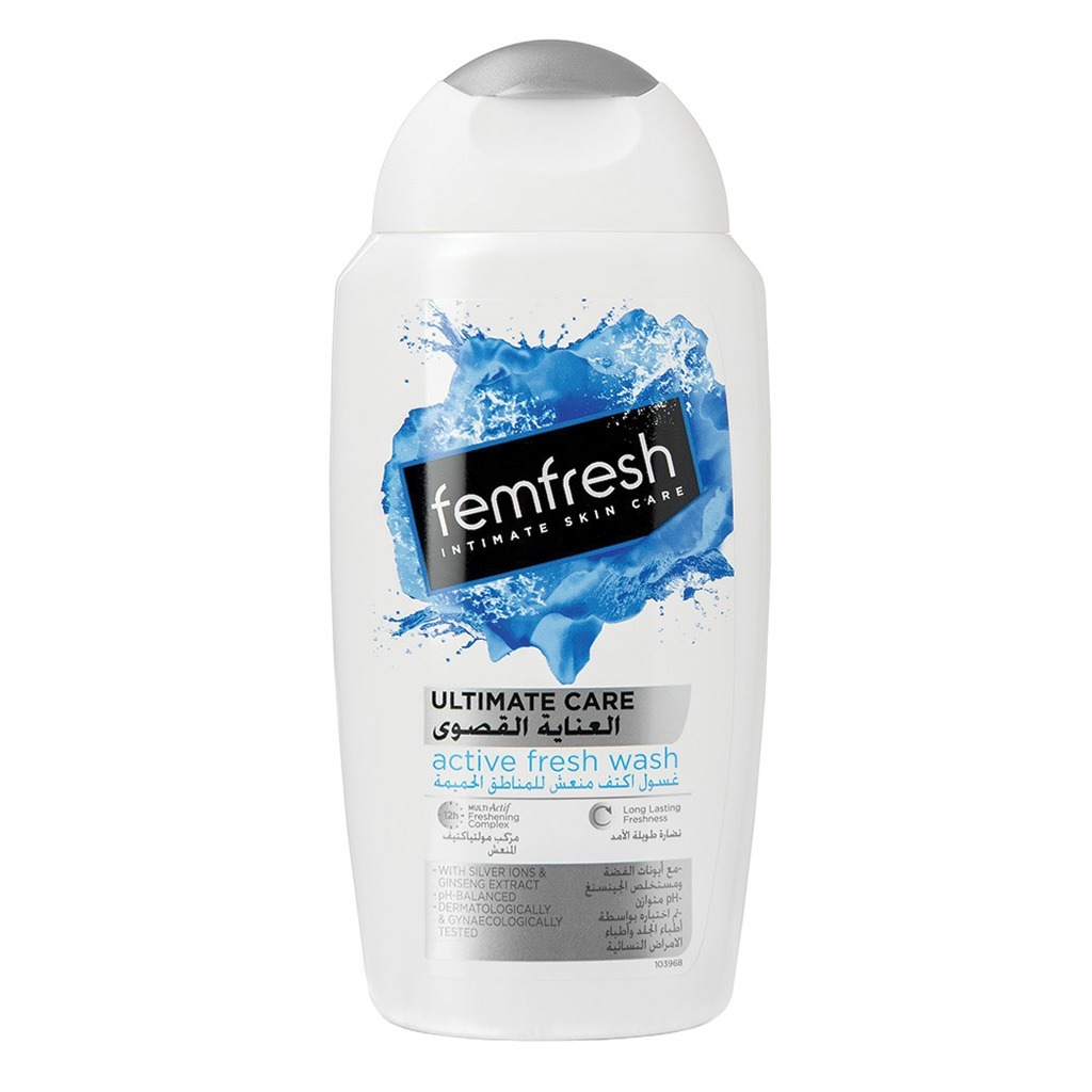 Femfresh Active Silver Wash 250 ml