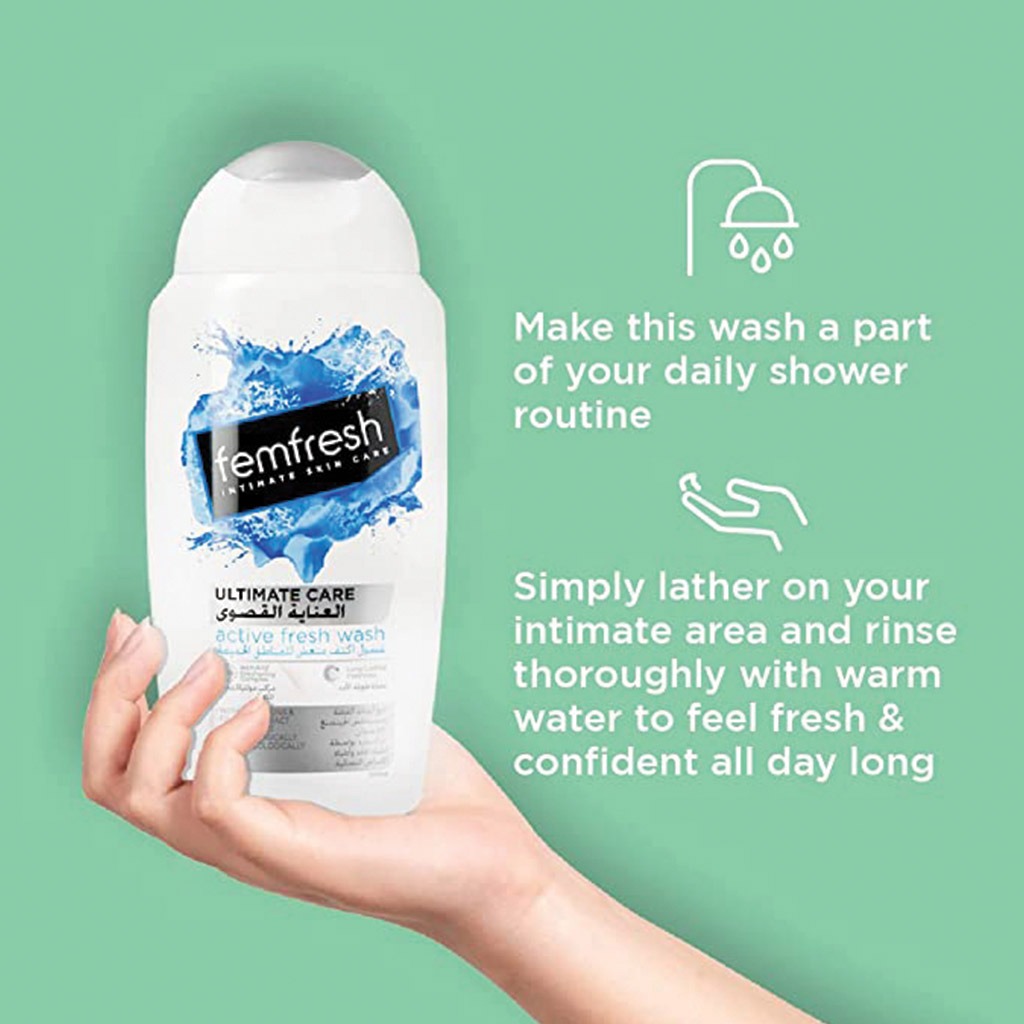 Femfresh Active Silver Wash 250 ml