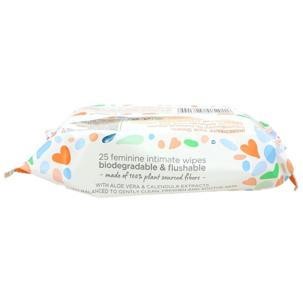 Femfresh, Freshening and soothing wipes, Gentle intimate wipes for daily freshness and comfort, 25 s