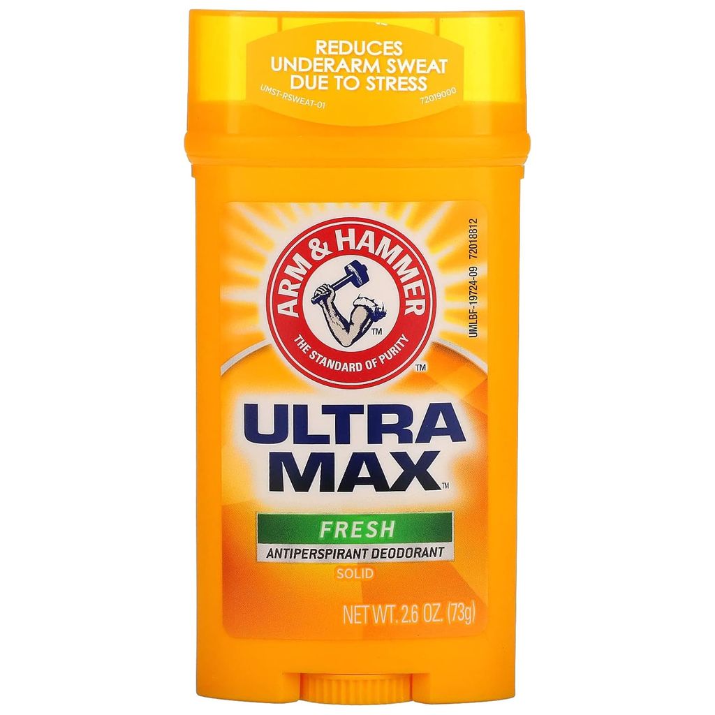 Arm & Hammer, Umax Deodorant Fresh Solid, Odor protection stick, 73 g