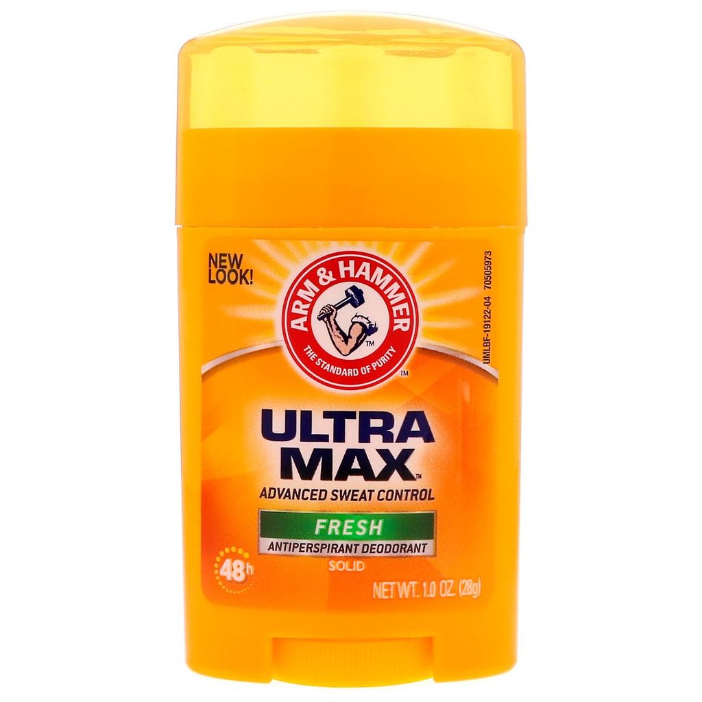 Arm & Hammer, Ultra Max Deodorant, Long-lasting deodorant, 28 g