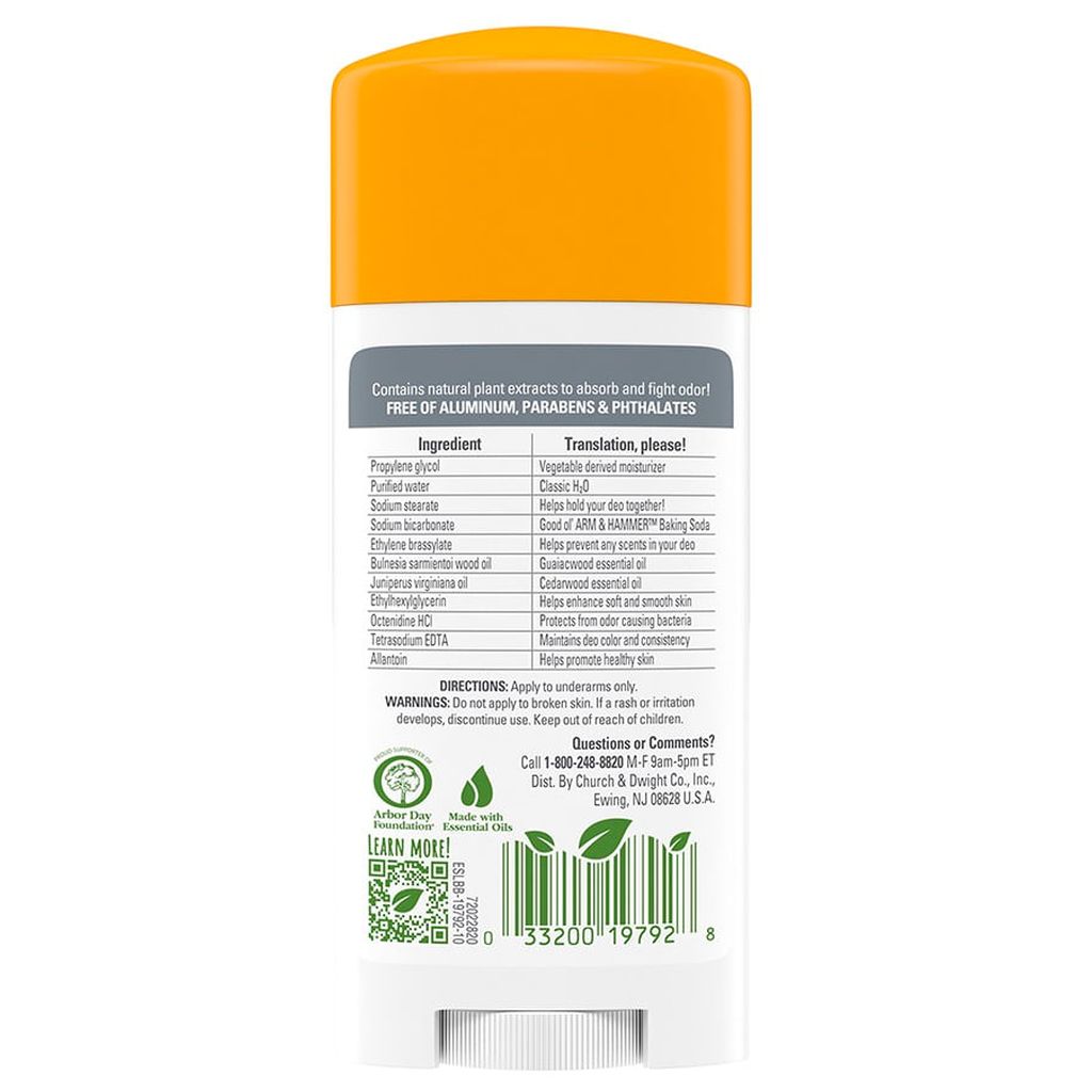 Arm & Hammer Umax Deodorant Essentials Fresh 2.5Oz/71 g