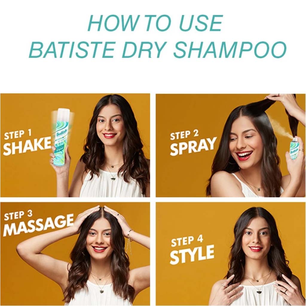 Batiste, Dry Shampoo Oriental, Instant hair refresh dry shampoo, 200ml
