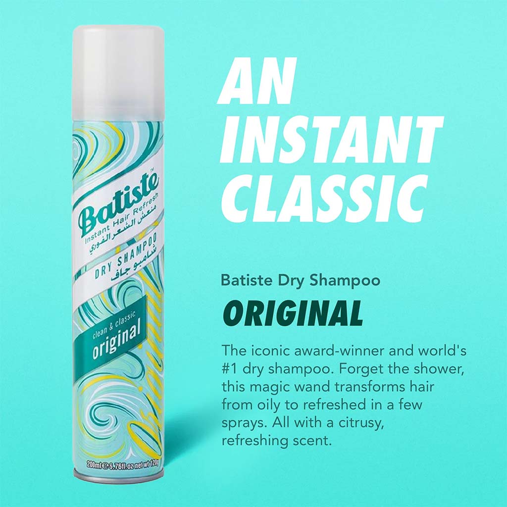 Batiste Dry Shampoo (Orginal) 200 ml