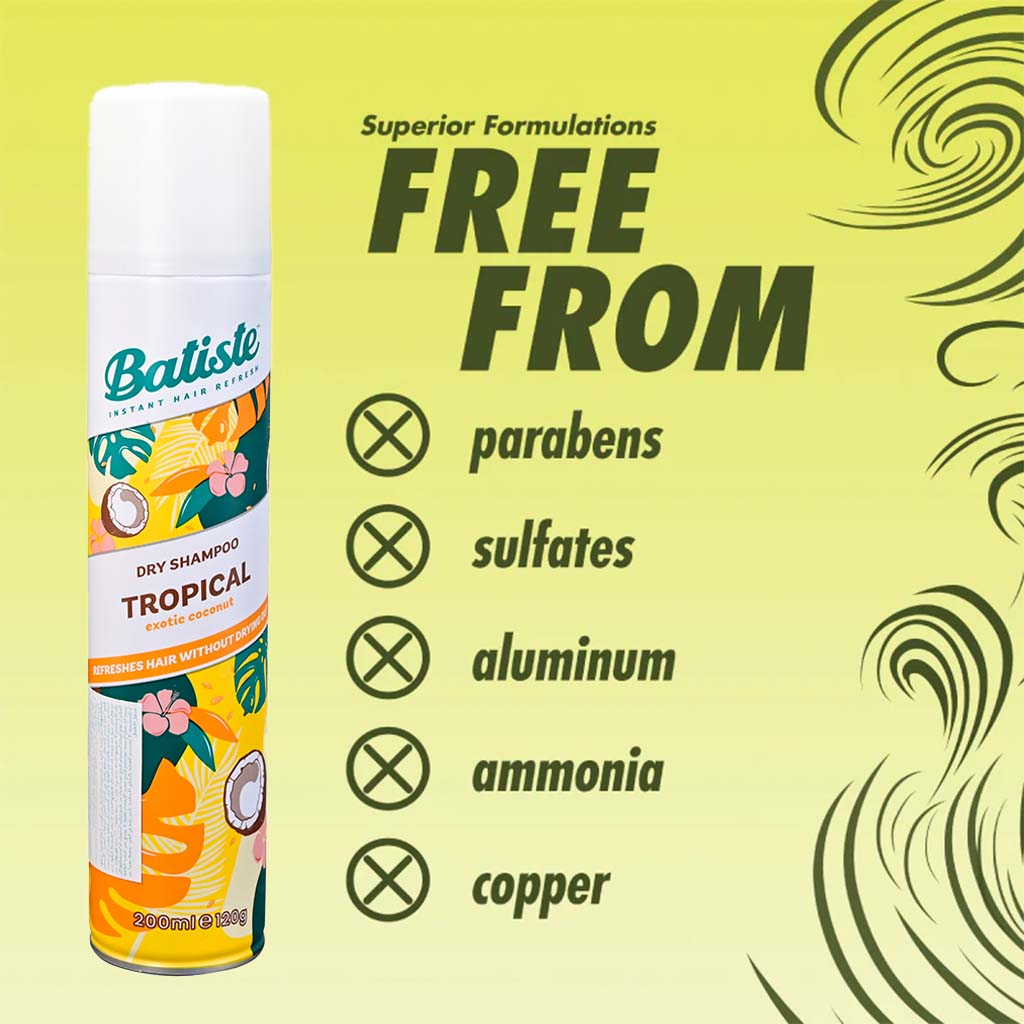 Batiste Dry Shampo Tropical 200 ml