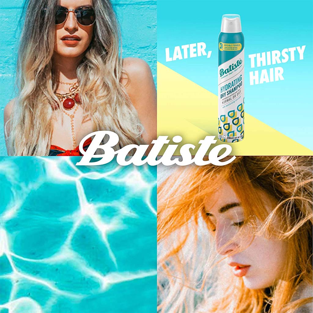Batiste Dry Shampo Hair Benefits - Hydrate 200 ml