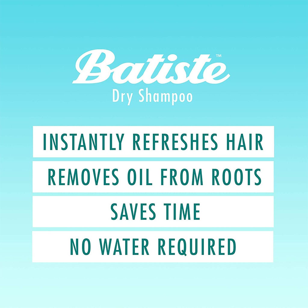 Batiste, Dry Shampoo Hair Benefits Damage Control, Refreshing dry shampoo for damaged hair, 200 ml
