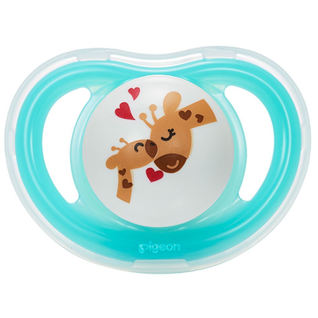 Pigeon, Minilight Pacifier Double Large Boy Ship and Giraffe, Comfortable pacifier for older babies