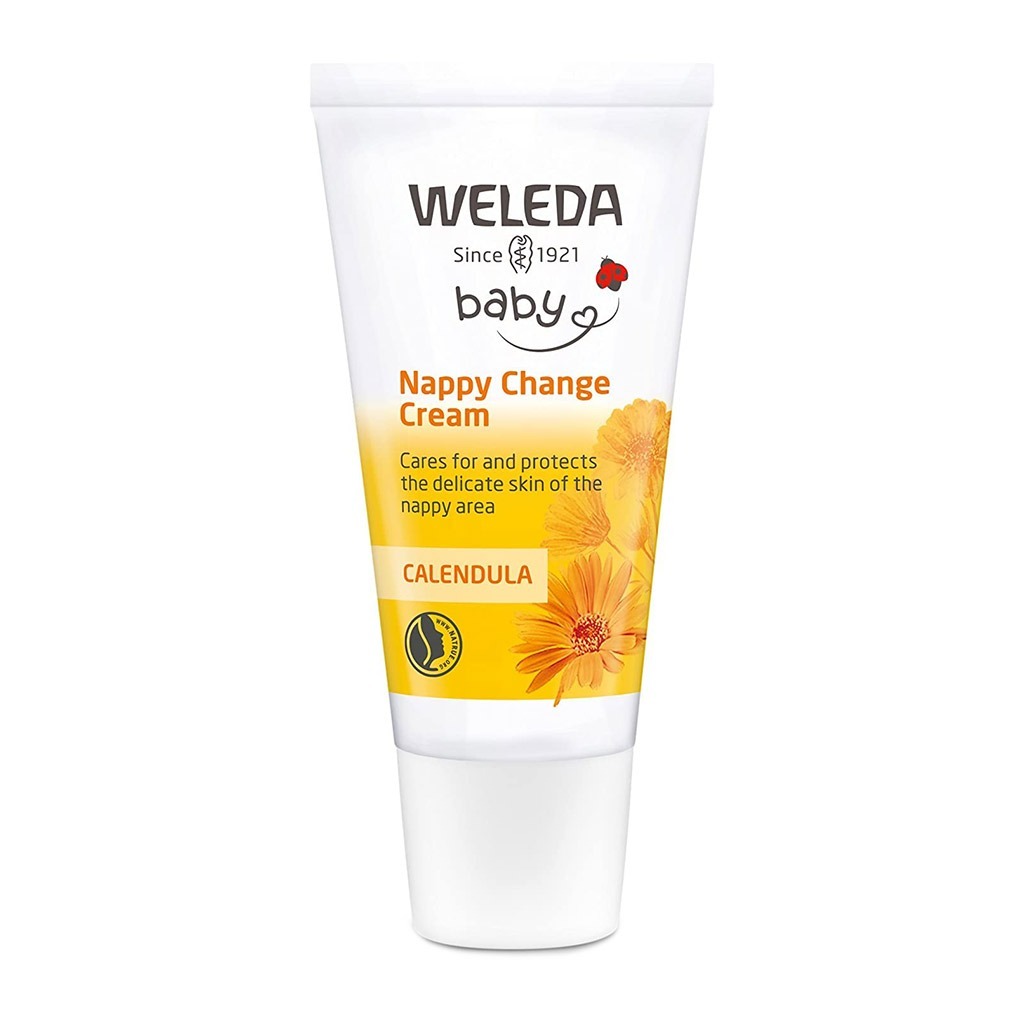 Weleda, Baby Calendula Nappy Cream, Protective diaper rash cream with calendula, 75ml