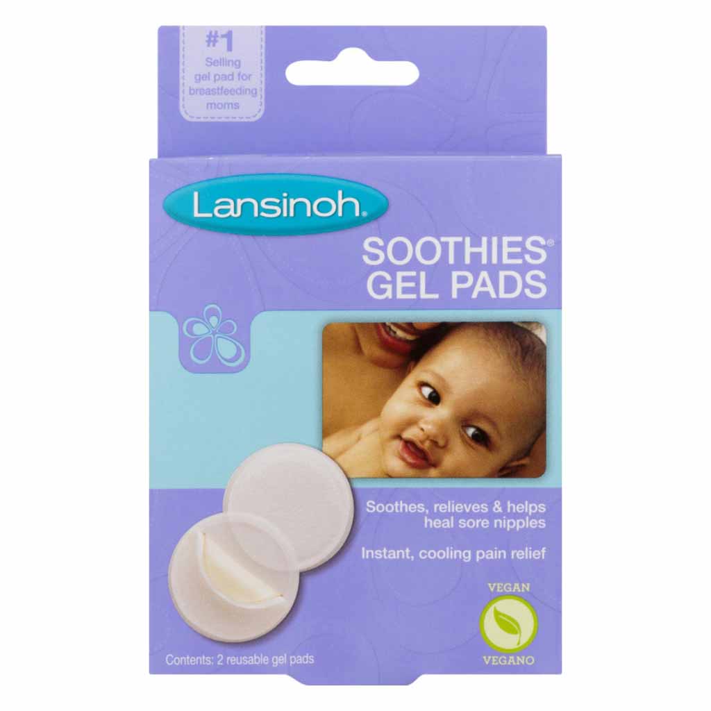 Lansinoh, Soothies Gel Pads, Cooling gel pads for nipple relief, 2 pieces