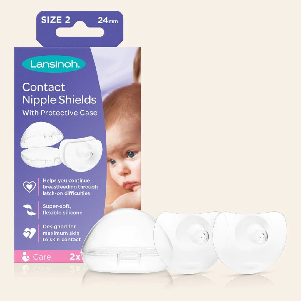 Lansinoh Contact Nipple Shields 24mm x 2 Pieces