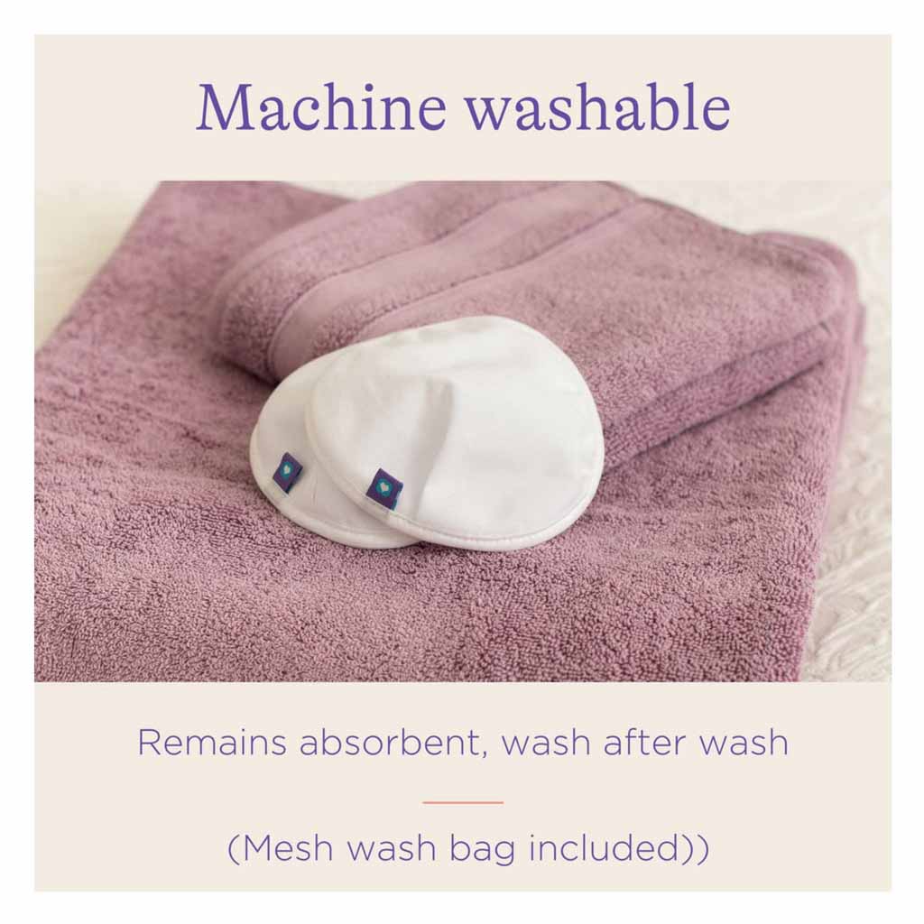 Lansinoh Washable Nursing Pads, 4 Pcs