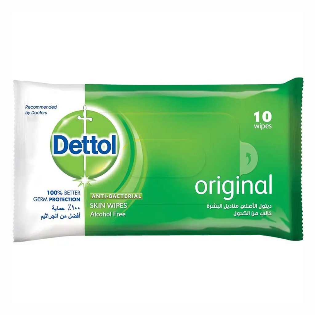 Dettoltol Org Ab Wipes Srp10'S