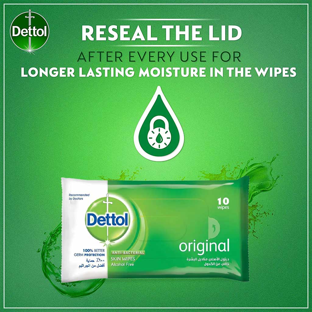 Dettoltol Org Ab Wipes Srp10'S