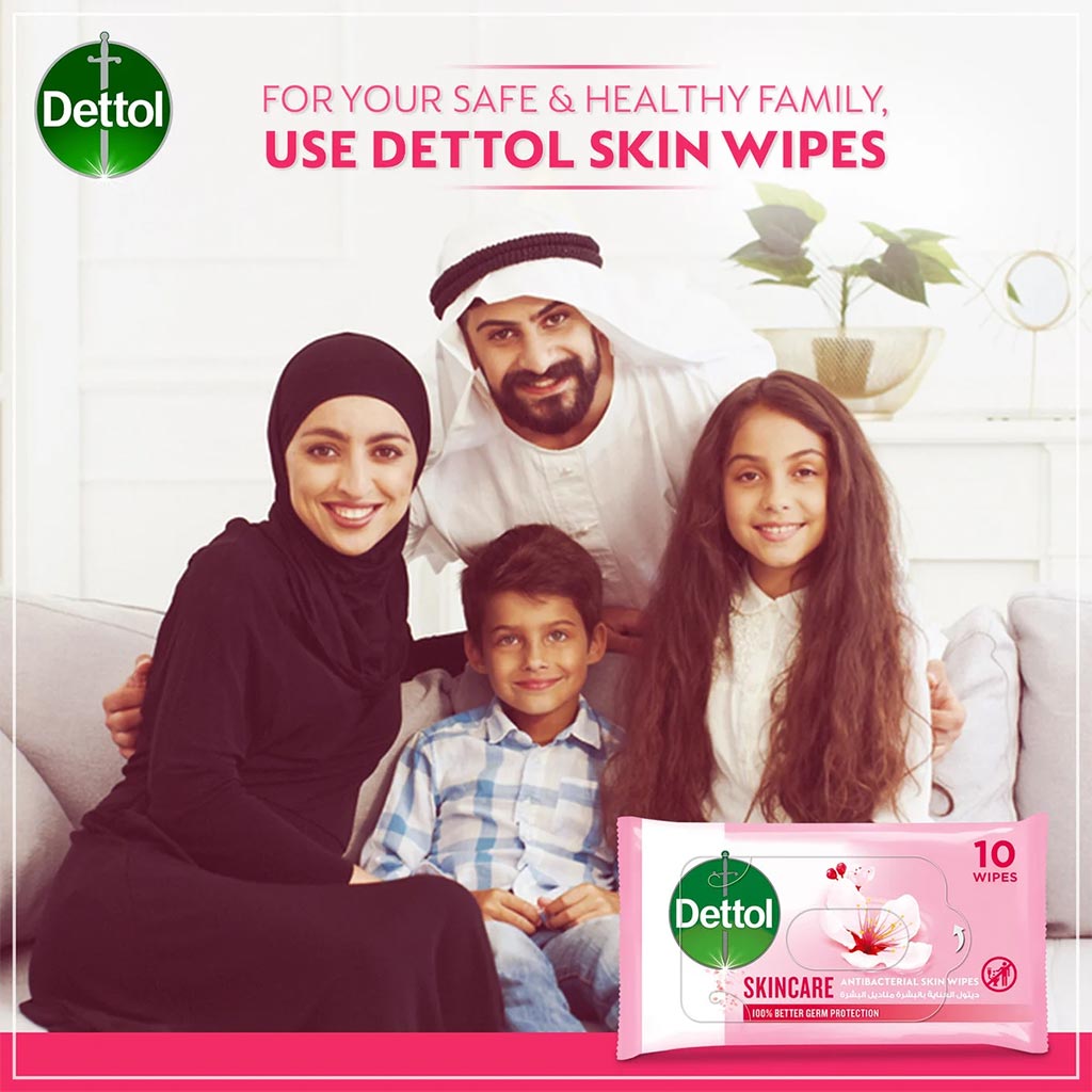 Dettoltol Ab Wipes Srp Skin Care 10'S