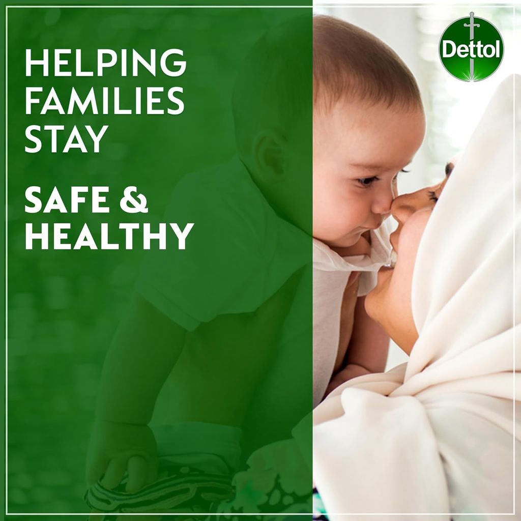 Dettol, Anti-Bacterial Skin Wipes Fresh, Gentle antibacterial wipes for fresh skin, 40 wipes