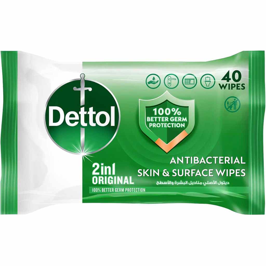 DETTOLTOL SKIN WIPES ORG 40S (21)
