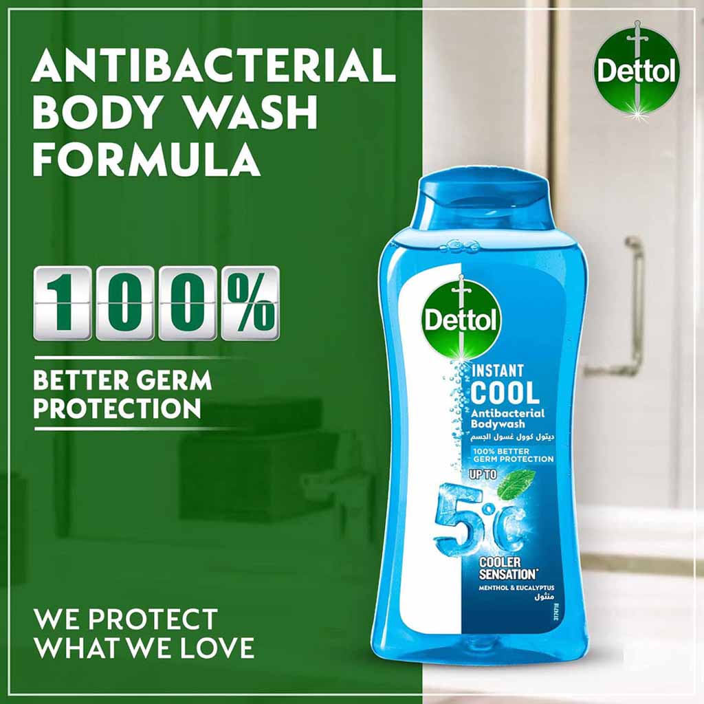 Dettol, Jump SG Cool Antiseptic Spray, Cooling antiseptic spray for quick skin protection, 250 puff