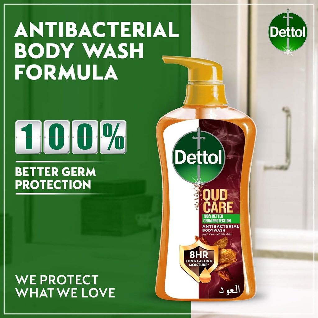 Dettol Oud Care Antibacterial Bodywash, 500ml