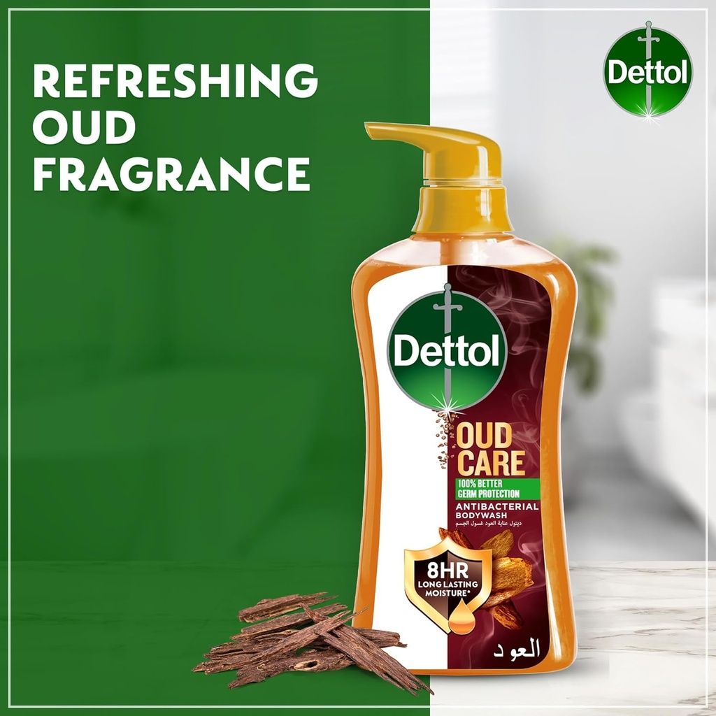 Dettol Oud Care Antibacterial Bodywash, 500ml
