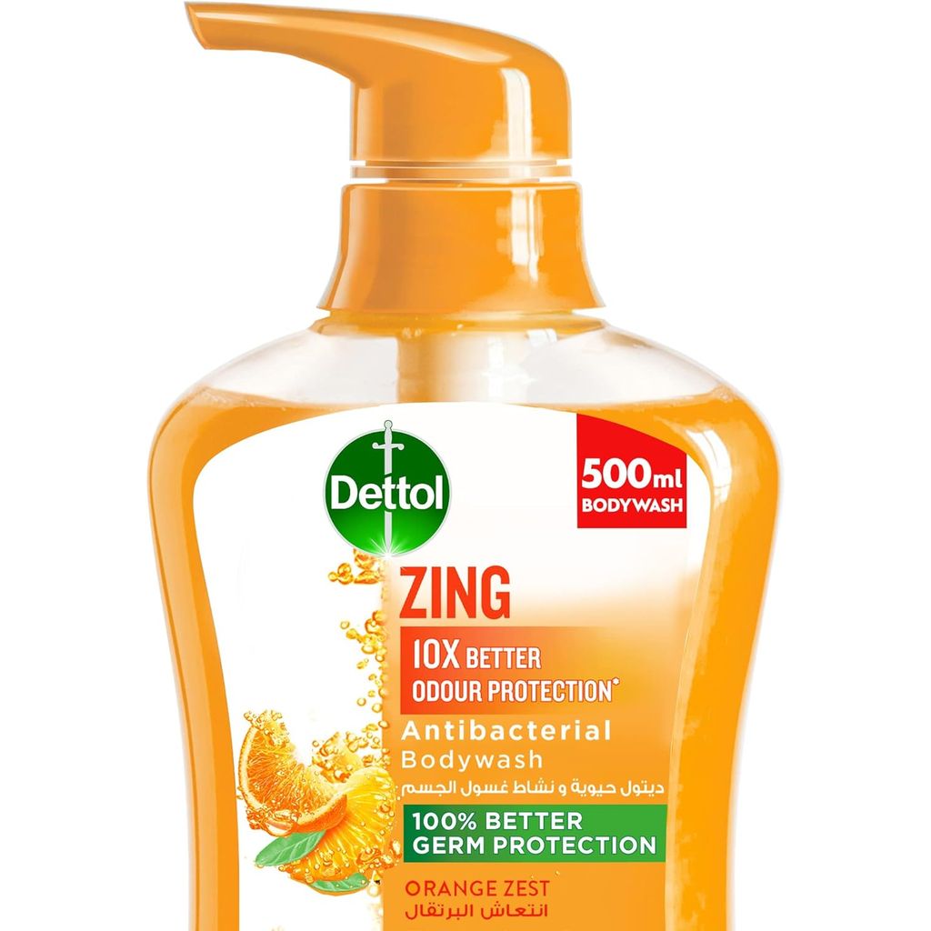 Dettol, Shower Gel Cool, Refreshing antibacterial shower gel with cooling effect, 500ml