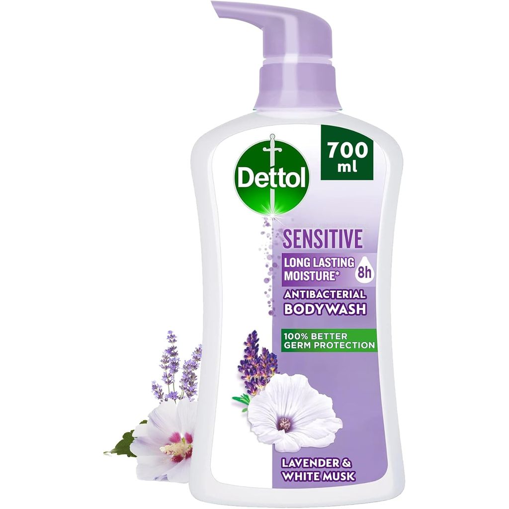 Dettol, Cool body wash, Refreshing antibacterial body cleanser, 250 ml