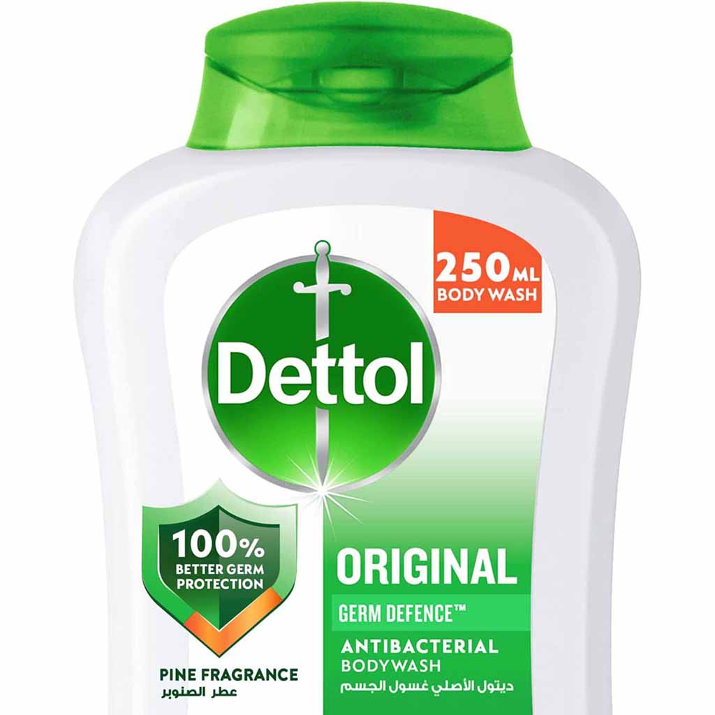 Dettol, Total Original Antibacterial Liquid, Multi-purpose disinfectant for home hygiene, 250ml