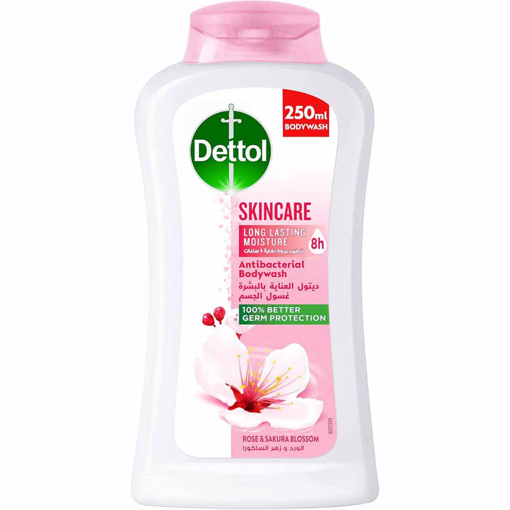 Dettol, Tol skin care solution, Antiseptic skin cleanser for infection prevention, 250 ml