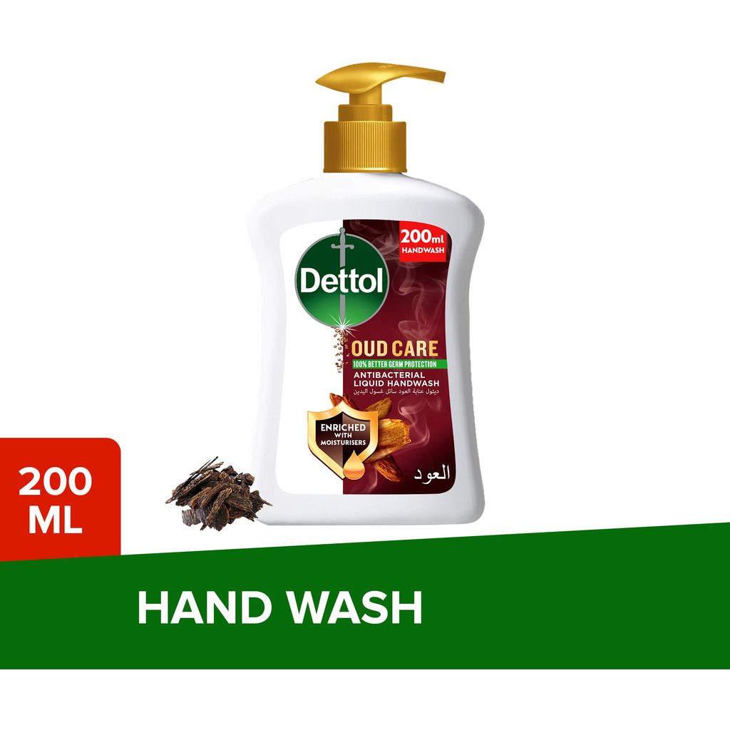 Dettol Oud Care Antibacterial Liquid Handwash, 200ml
