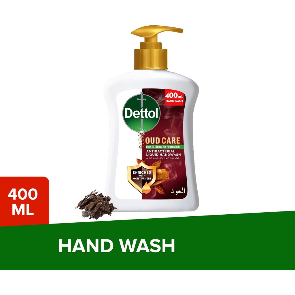 Dettol Oud Care Antibacterial Liquid Handwash, 400ml