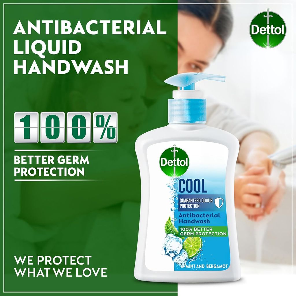 Dettol Original Antibacterial Handwash – Twin Pack (2×200 ml)