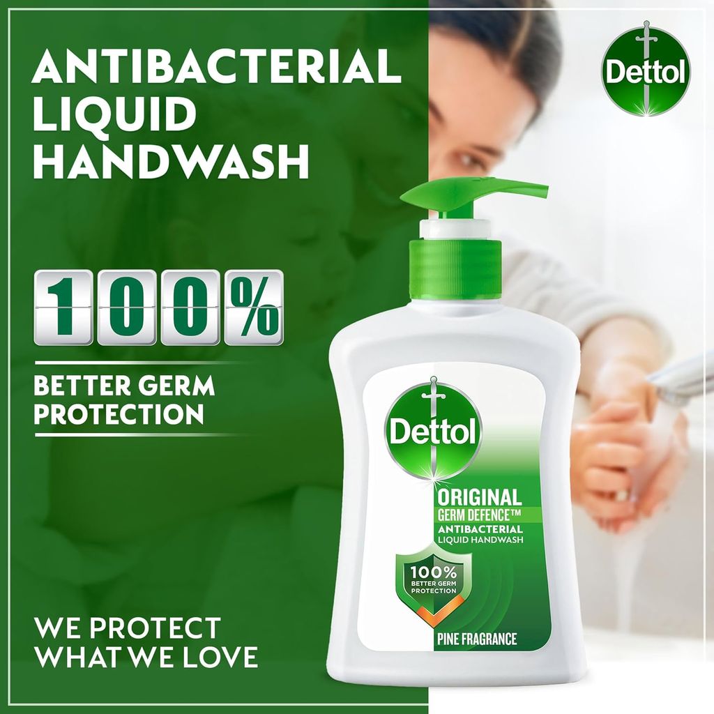 Dettol Skincare Antibacterial Handwash – Twin Pack (2×200 ml)