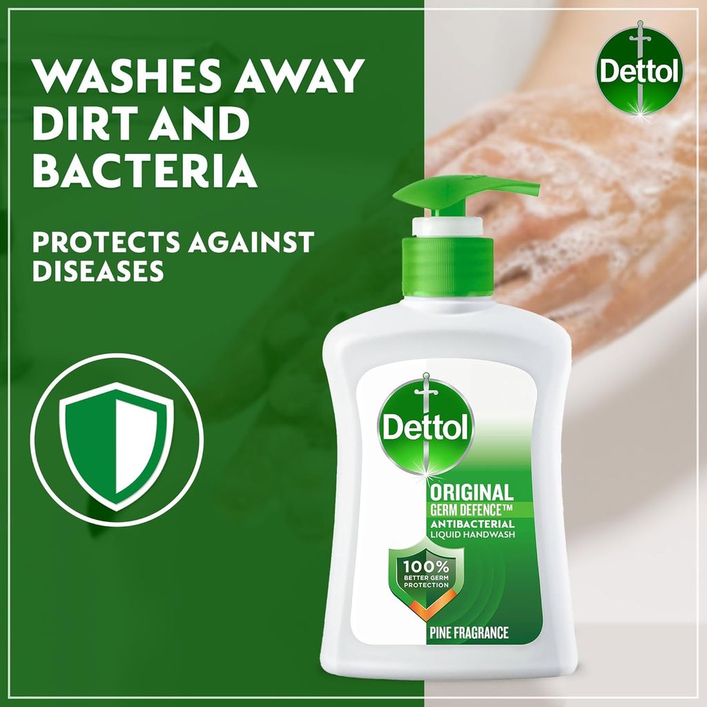 Dettol Skincare Antibacterial Handwash – Twin Pack (2×200 ml)