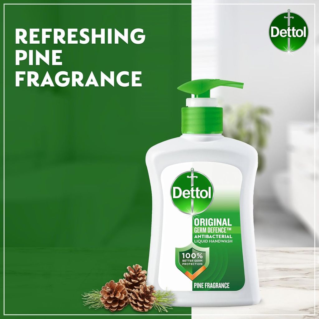 Dettol Skincare Antibacterial Handwash – Twin Pack (2×200 ml)
