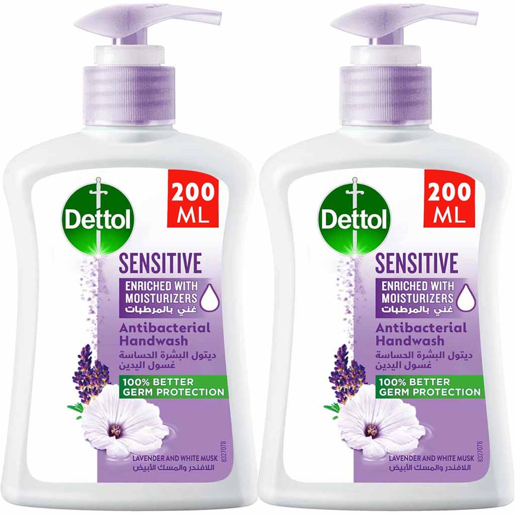 DETTOL_ LHW SENSITIVE 200ML TP @25%