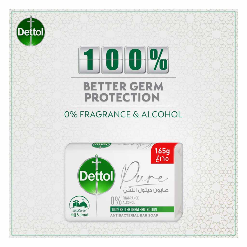 Dettol, Original Soap, Classic antibacterial soap for effective cleansing, 120g