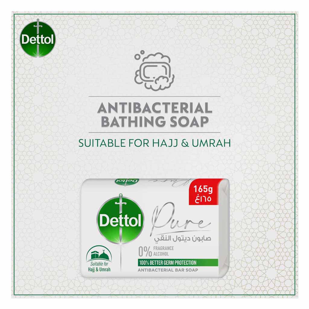 Dettol, Original Soap, Classic antibacterial soap for effective cleansing, 120g