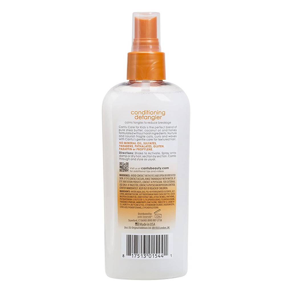 Cantu Care For Kids Paraben & Sulfate-Free Conditioning Detangler Spray, 177 Ml