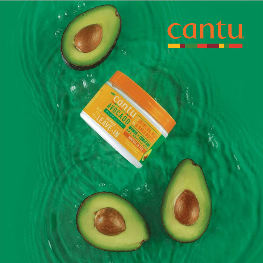 Cantu, Avocado leave-in condition cream, Nourishing leave-in cream for soft and manageable hair, 340 g
