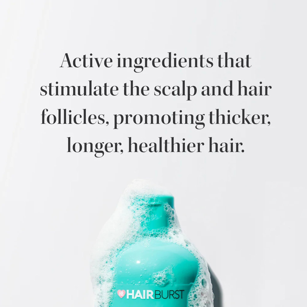 Hairburst, Vegan Longer Stronger Hair Shampoo, Strengthening shampoo for healthy hair growth, 350 ml