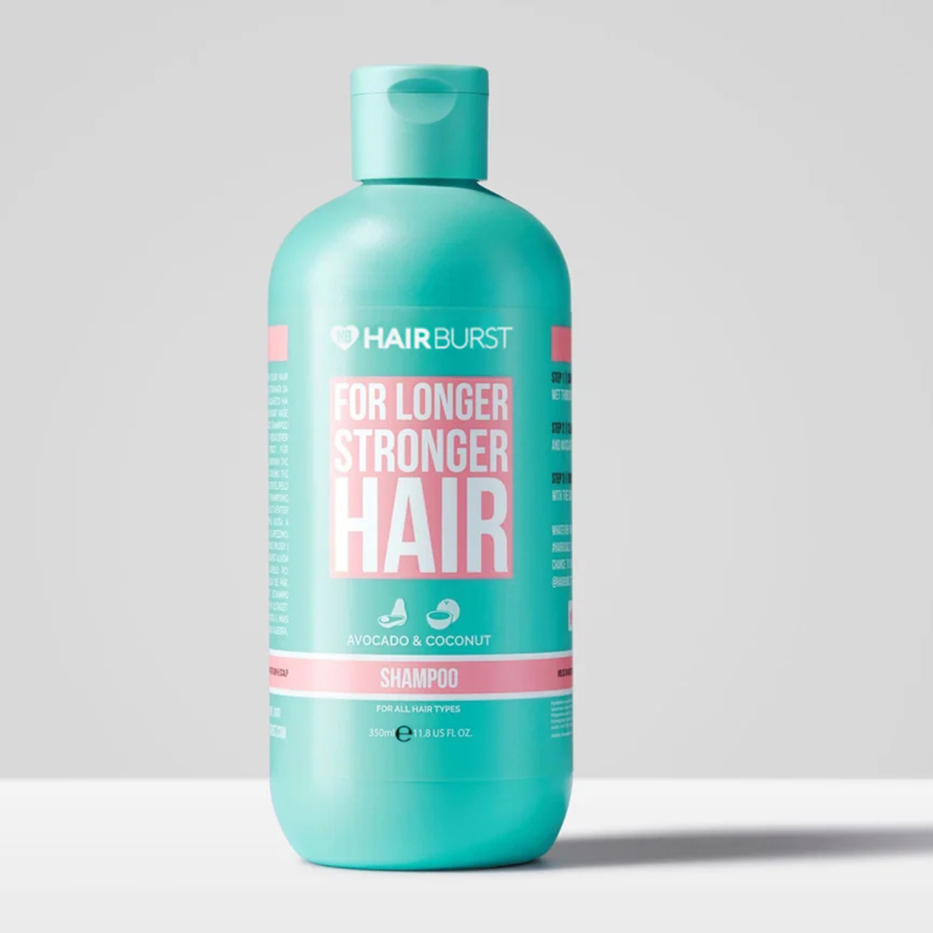 Hairburst, Vegan Longer Stronger Hair Shampoo, Strengthening shampoo for healthy hair growth, 350 ml