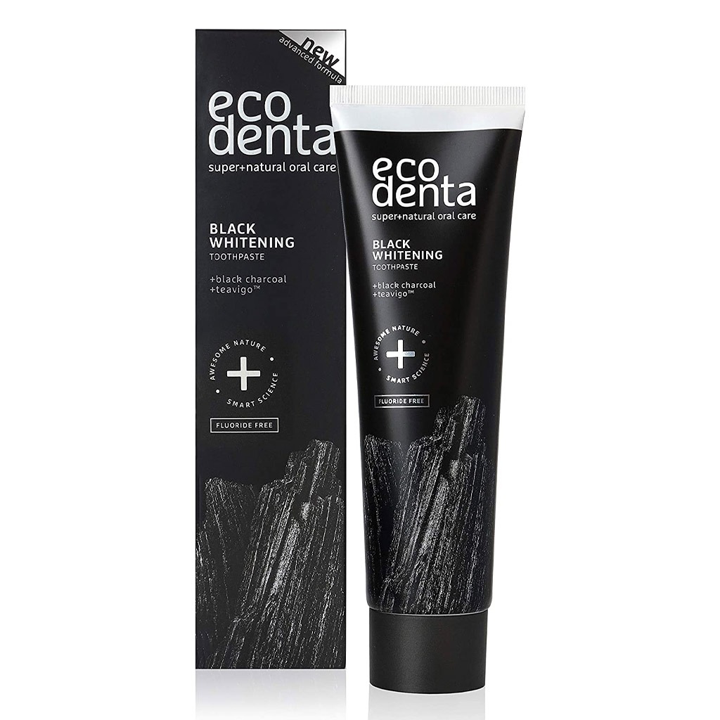 Ecodenta Black Whitening Charcoal Natural Toothpaste 100 ml