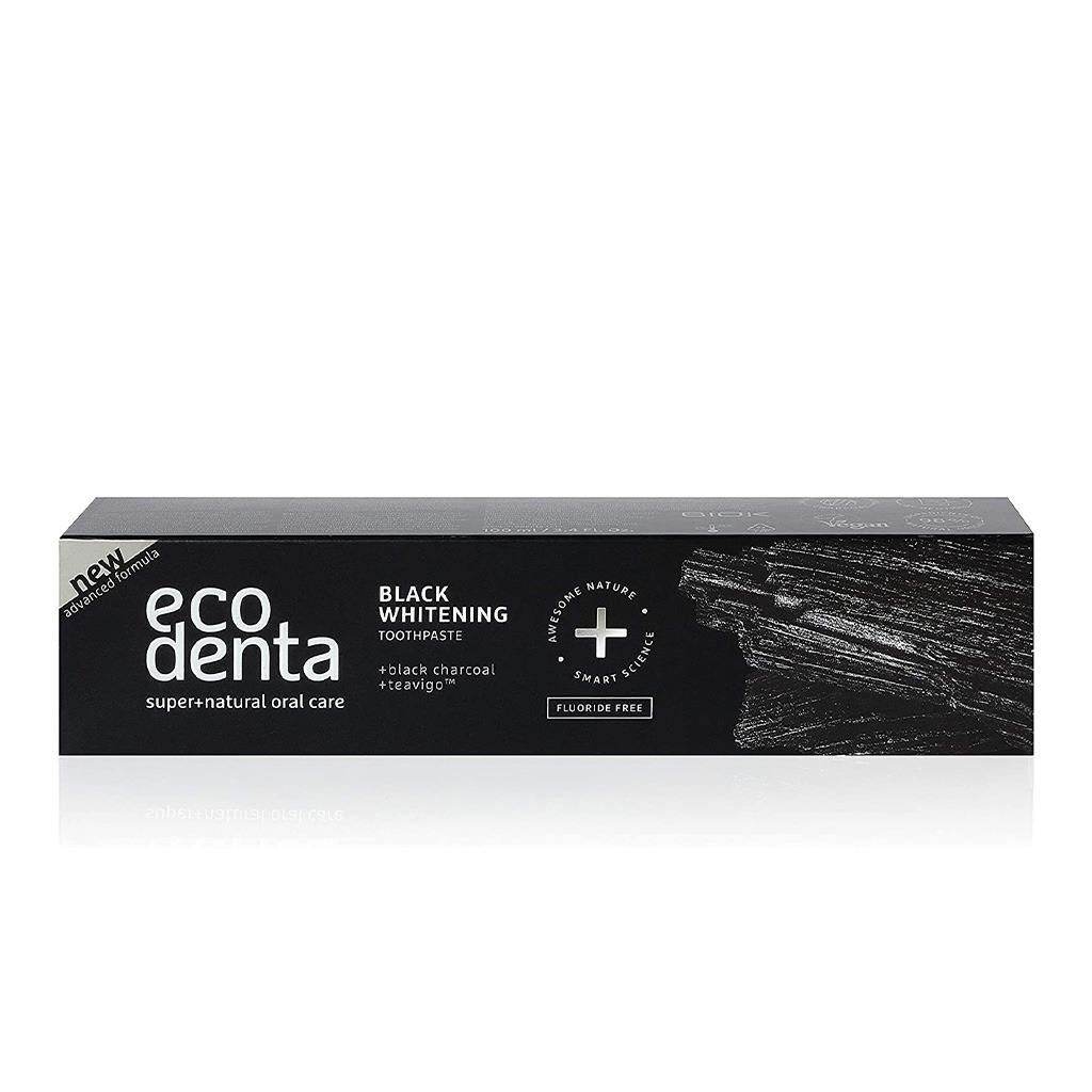Ecodenta Black Whitening Charcoal Natural Toothpaste 100 ml