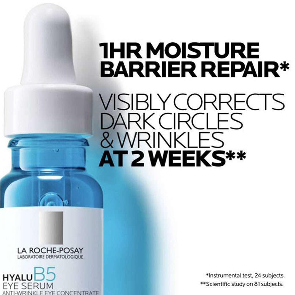 La Roche-Posay, Hyalu B5 eye cream, Hydrating and anti-aging eye cream, 15 ml