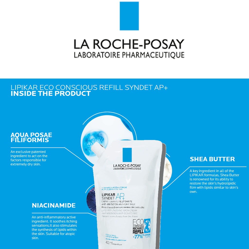 Lrp Lipikar Refill Syndet Ap+ Inter
