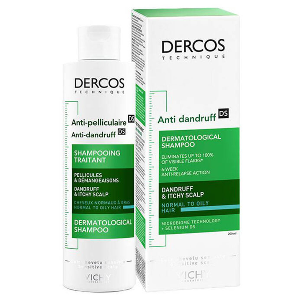 Vichy, Dandruff Shampoo Normal to Oily Hair, Shampoo for dandruff control on oily hair, 390 ml