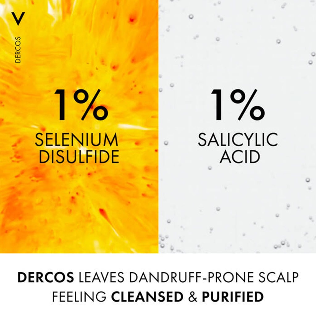 Vichy, Dandruff Shampoo Normal to Oily Hair, Shampoo for dandruff control on oily hair, 390 ml