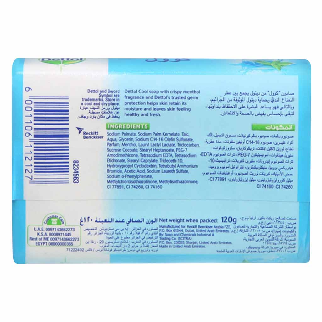 Dettol Original Shower Gel 250ml + Puff