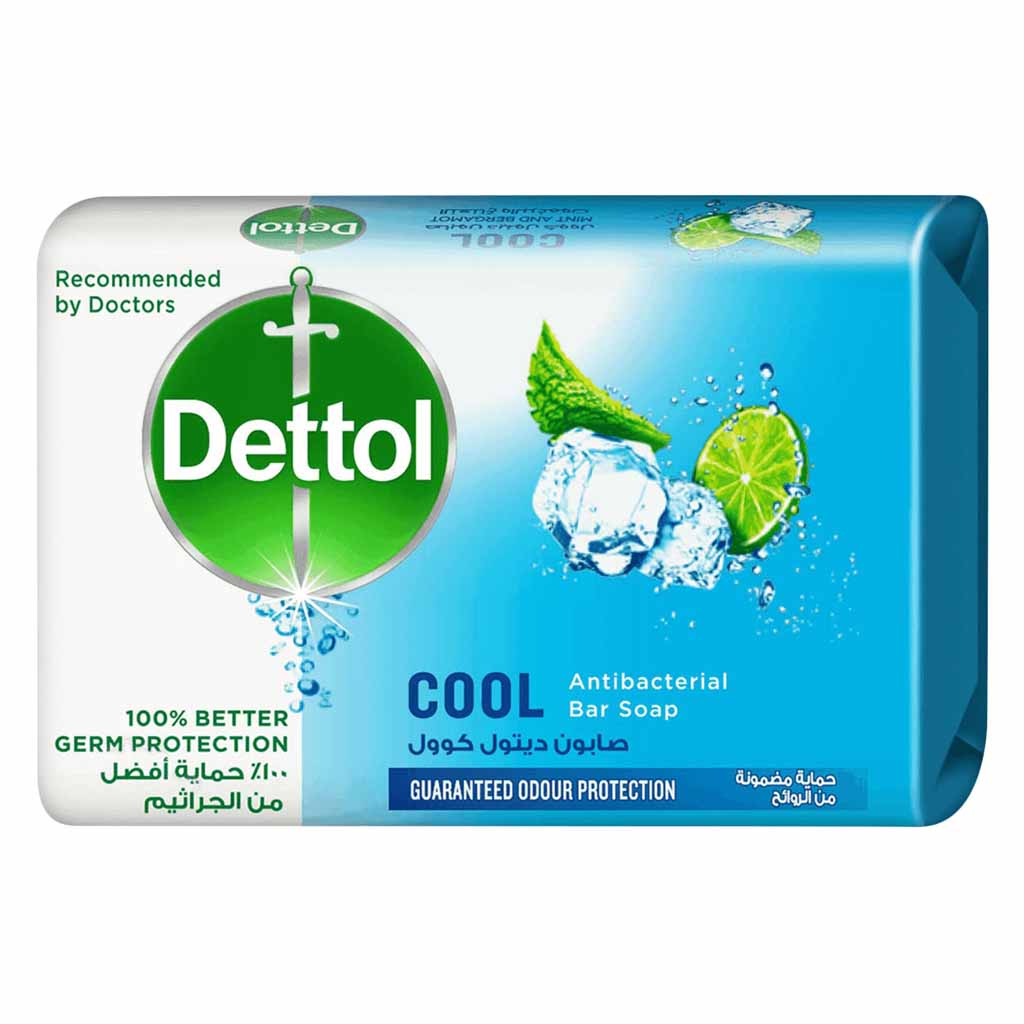 Dettol Cool Menthol Antibacterial Bar Soap 70g