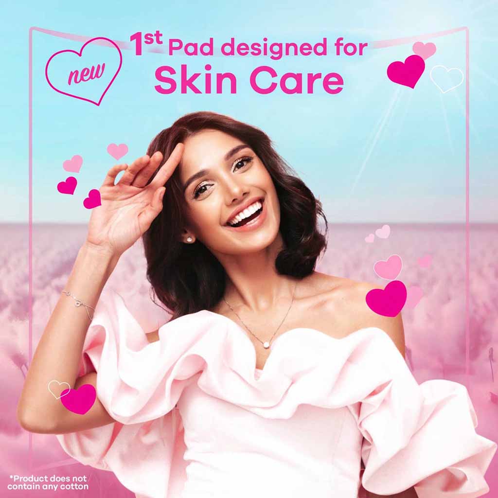 Always, Cotton Skin Love Sanitary Pads, Large thick cotton sanitary pads, 50 pads